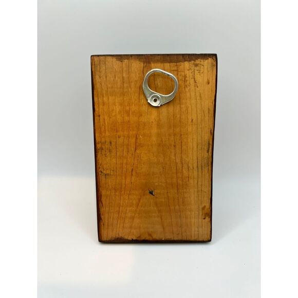 VTG Handmade Wood Nail Wall Art Flowers In Vase Vibrant Colors 1970s Decor Cute - Picture 3 of 9